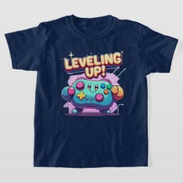 Niveling! Cute Gaming Controller Kawaii Tee