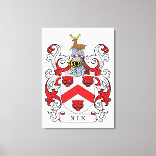 Nix-familjekort Canvastryck