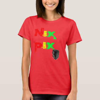 NIX PIX med vintage kamera T-shirt