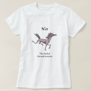 Nix the Nickel-Horned Unicorn Tee-Shirt T Shirt