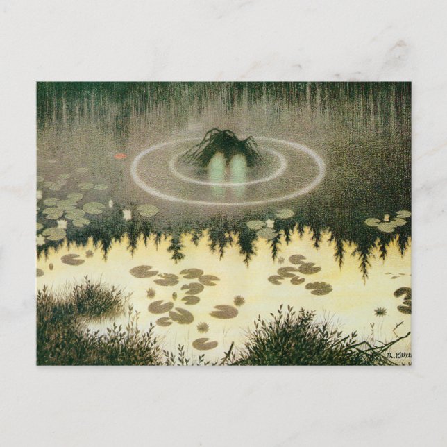 Nixie Vatten Spirit-vykort Vykort (Framsida)