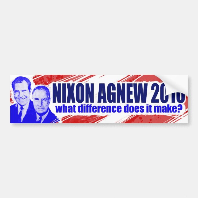 Nixon/Agnew 2016 Bildekal (Framsidan)