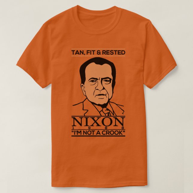 Nixon Im Inte krok 1988 T Shirt (Design framsida)