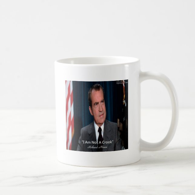 Nixon & Inte en Bluff Citat Kaffemugg (Höger)