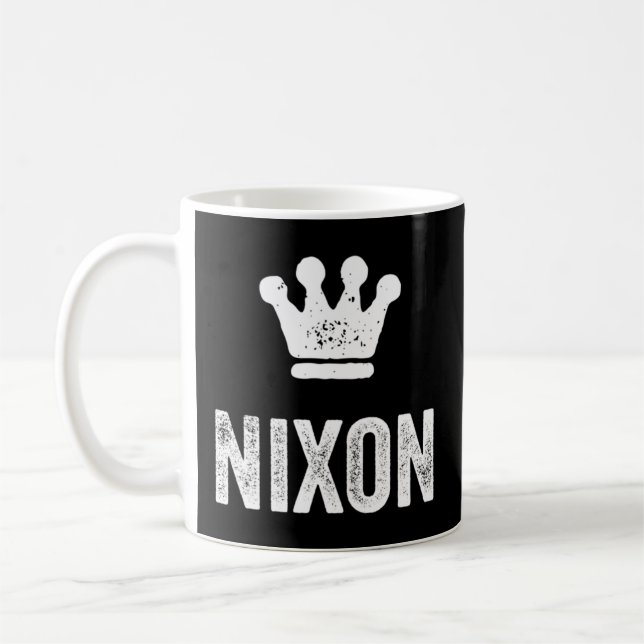 Nixon Kung Krona Namn för Nixon Kaffemugg (Vänster)