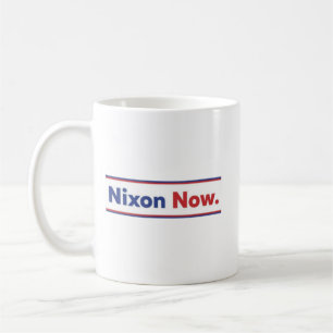 Nixon Now (Bumper-klistermärke som på kurt Coba Kaffemugg
