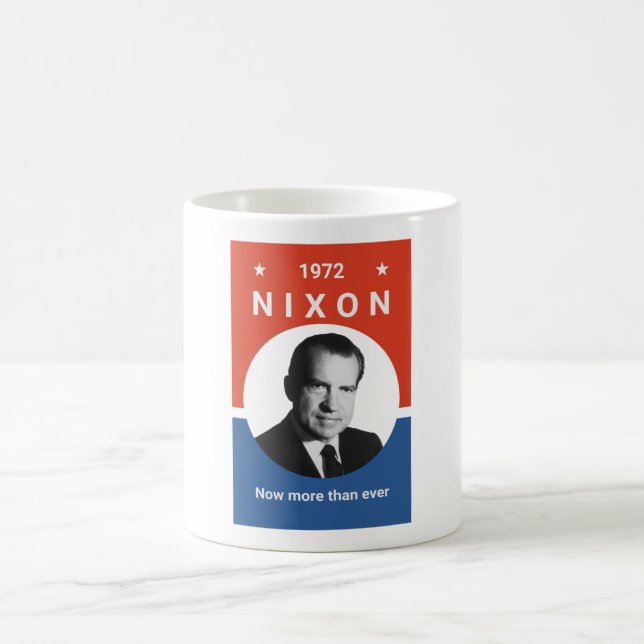 Nixon - nu mer än någonsin - 1972 kaffemugg (Center)