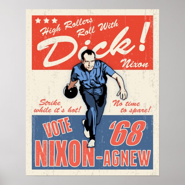 Nixon, rulla med poster (Framsidan)