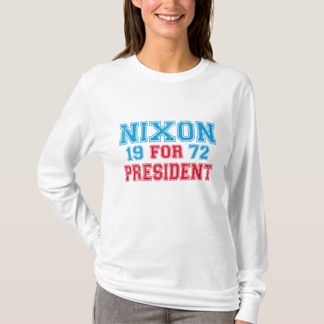 Nixon val 1972 t shirt (Framsida)
