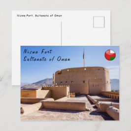 Nizwa Fort i Nizwa, Oman Vykort