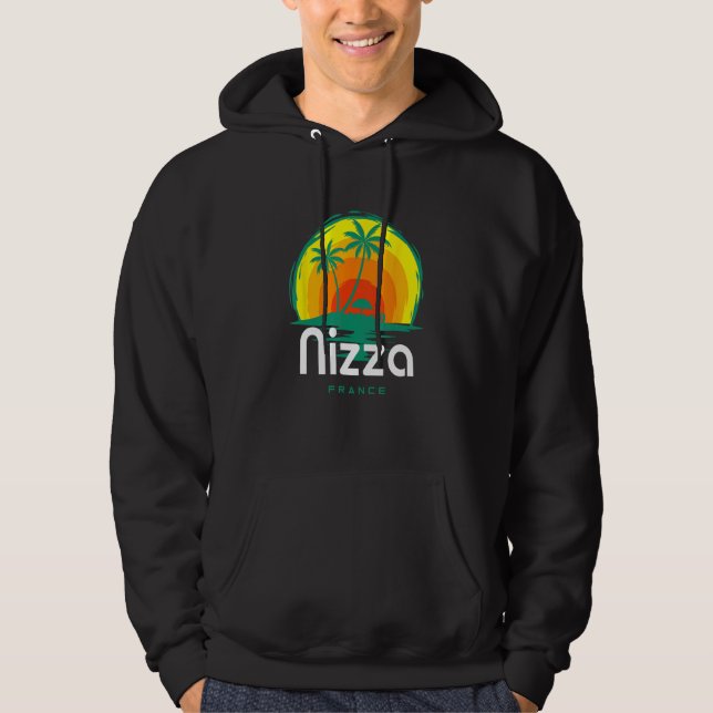 Nizza France Hoodie (Framsida)