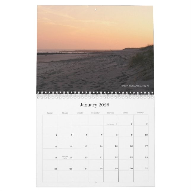 NJ-kust 2011 Kalender (Jan 2026)