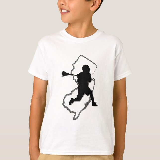 NJ-Lacrossebarn T T-shirt (Framsida)