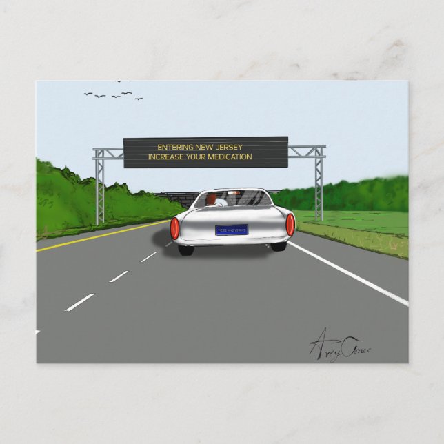 NJ. Öka medel Vykort (Framsida)