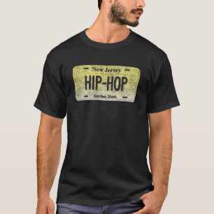 NJ State Vanity License Plate HIP HOP T Shirt