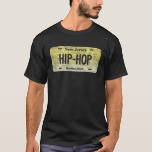 NJ State Vanity License Plate HIP HOP T Shirt