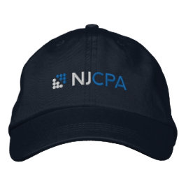 NJCPA Baseball Hat - flottan Broderad Keps