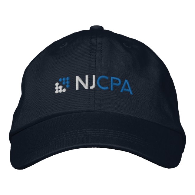NJCPA Baseball Hat - flottan Broderad Keps (Framsida)