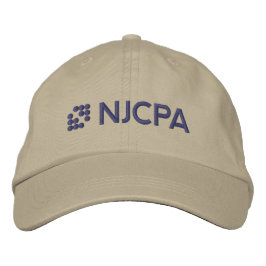 NJCPA Baseball Hat-Khaki - Broderad Keps