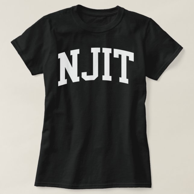 NJIT Athletic Arch College Universiteten = Alumni T Shirt (Design framsida)