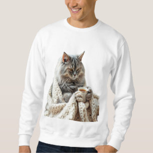 Njoy Cat Winter Tea Lång Ärmad Tröja