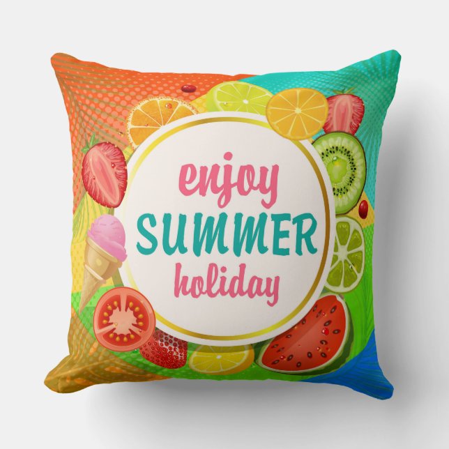 Njoy Summer Helgdag Pillow Kudde (Framsida)
