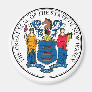 NJPI New jersey State Seal Magnet