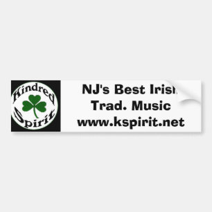 NJS bäst irländska Trad. Musikklistermärke Bildekal