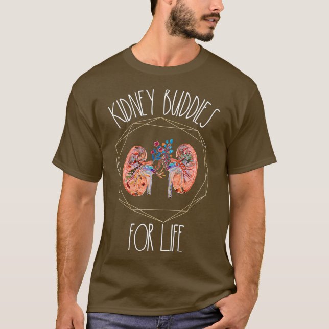Njurar för livsdialys Patientnjure T Shirt (Framsida)