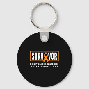 Njurcancer överlevande t-shirt - njurcancer nyckelring