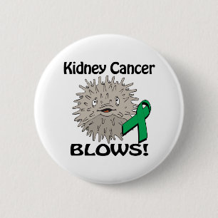 Njurcancer Sprider Medvetande Design Knapp