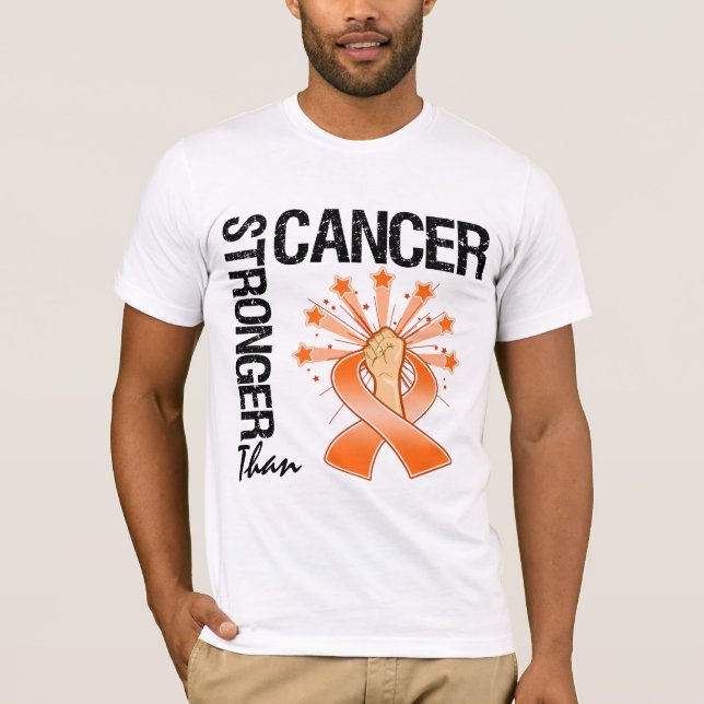 Njurcancer - starkare än cancer2 t-shirt (Framsida)