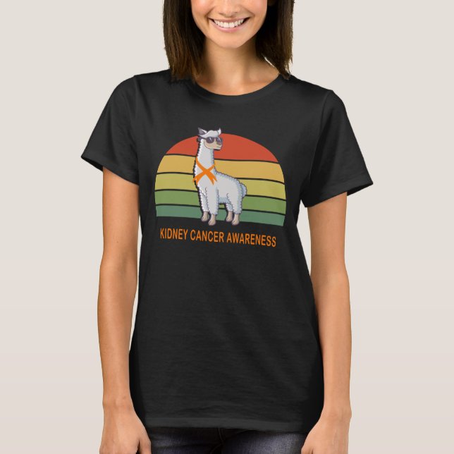 njurcancerlampa t shirt (Framsida)