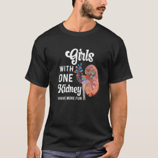 Njurdonator Transplant Nurse Dialysis Tech Rosa K T Shirt