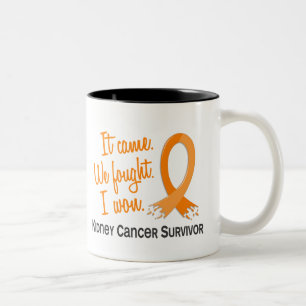 Njurecancer för överlevande 11 Två-Tonad mugg