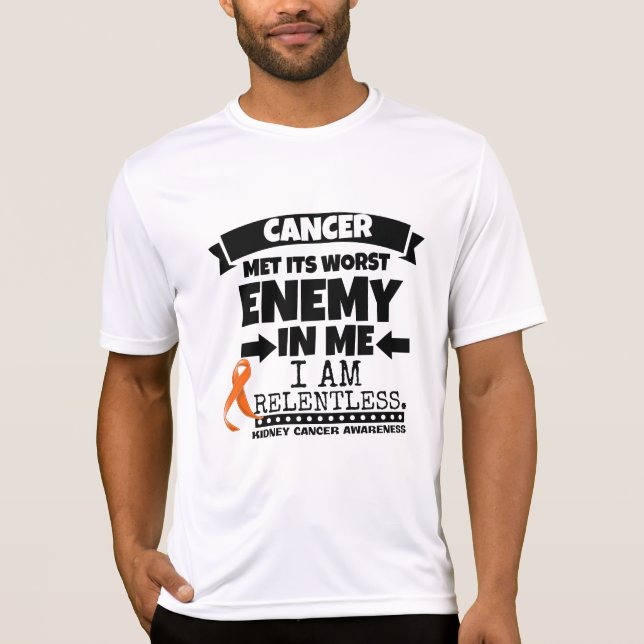 Njurecancer mötte dess värst fiende i mig t shirt (Framsida)