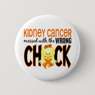Njurecancer röra med den fla chicken knapp