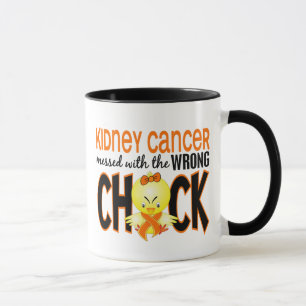Njurecancer röra med den fla chicken mugg
