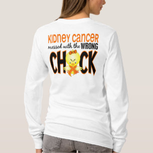 Njurecancer röra med den fla chicken t shirt