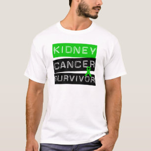Njurecanceröverlevande (det gröna bandet) t-shirt