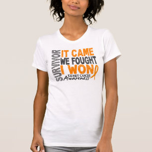 Njurecanceröverlevanden som det kom oss, slogs mi tee shirt
