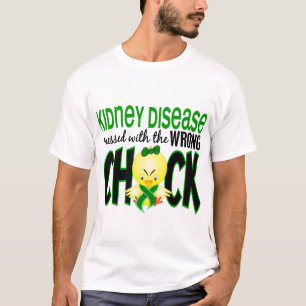 Njuresjukdom röra med den fla chicken t shirt