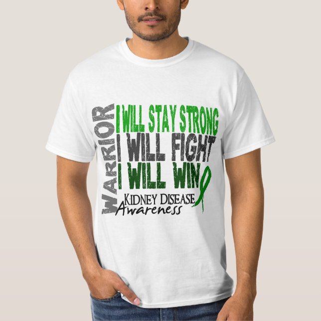 Njuresjukdomkrigare T Shirt (Framsida)