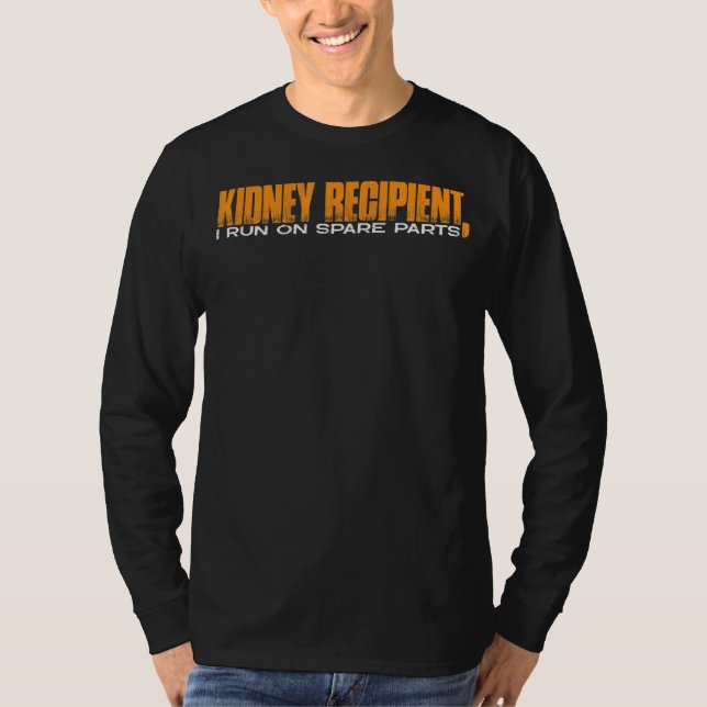 Njurmottagare i Springa på reservdelar T Shirt (Framsida)