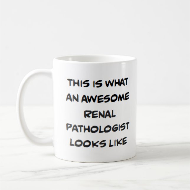 njurpatolog, fantastisk kaffemugg (Vänster)