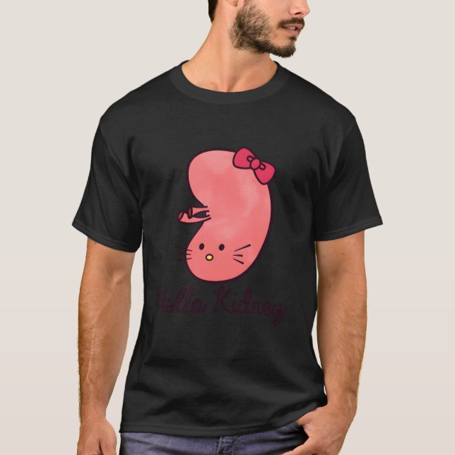 Njursjukdom 3 Medvetenhet Njure Transplant Donor D T Shirt (Framsida)