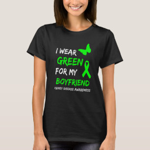 Njursjukdom I Bära Grönt för min Boykompis Ribbo T Shirt