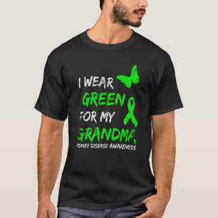Njursjukdom I Bära Grönt för min farmor Ribbon T Shirt