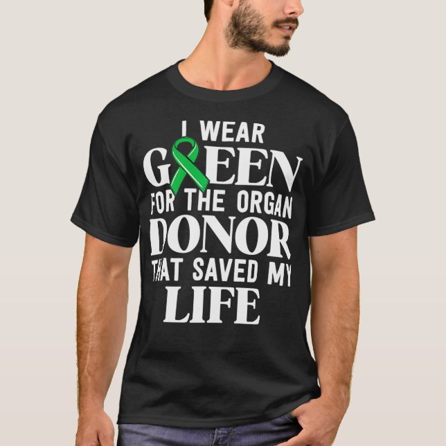 Njurtransplantat Överlevandedonationer Organdonati T Shirt (Framsida)