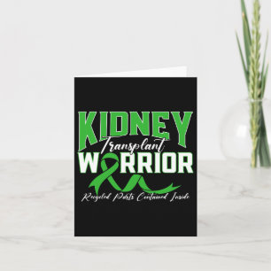 Njurtransplantat Warrior Renal Njursjukdom Pat Kort